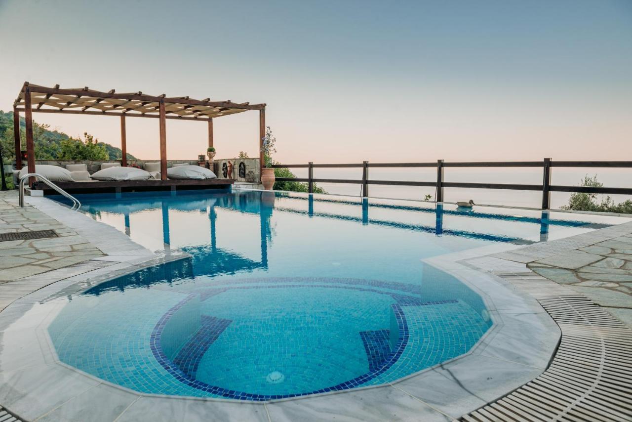Elysian Luxury Villa Pelion Tsagarada Exterior photo