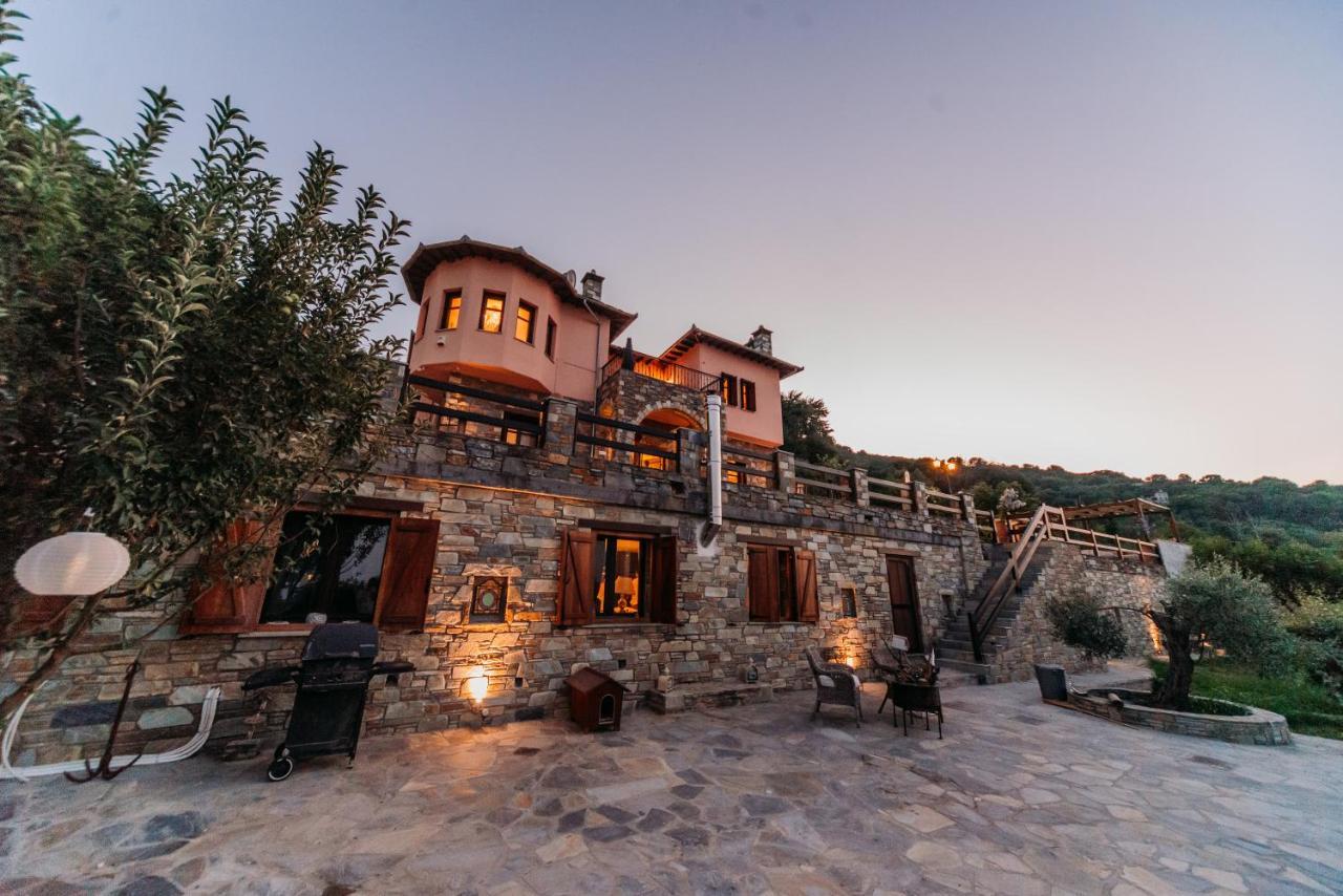 Elysian Luxury Villa Pelion Tsagarada Exterior photo
