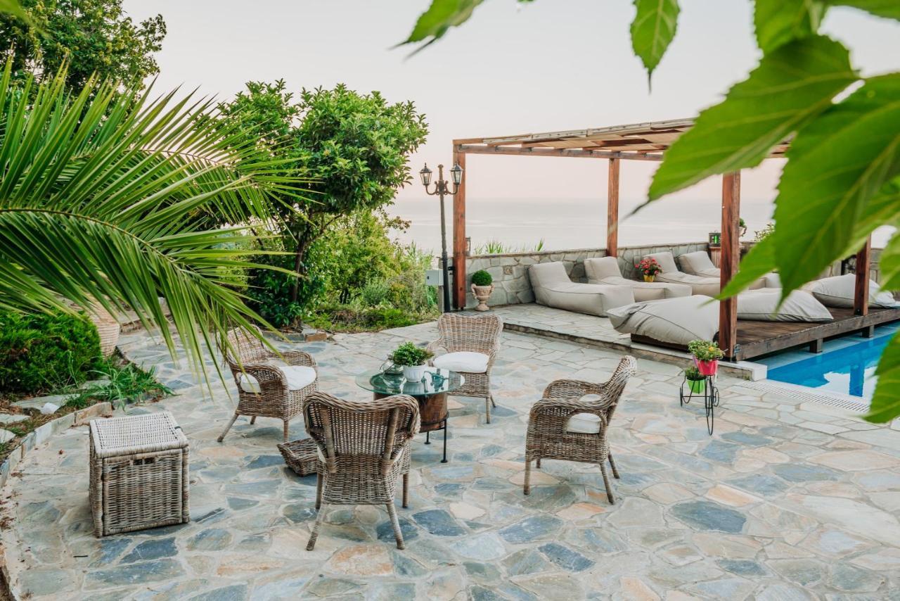 Elysian Luxury Villa Pelion Tsagarada Exterior photo